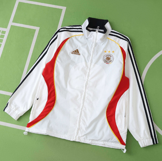2026-27 Germany White Red Windbreaker Jacket